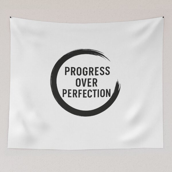 Item preview, Progress Over Perfection designed and sold by GenzShoppingHub.