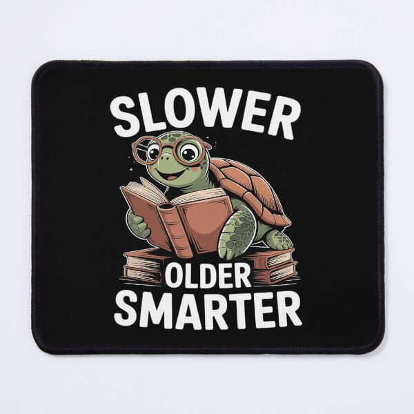 Item preview, Slower Older Smarter Turtle Wise Reading Book Lover Apparel designed and sold by SnackPAC.