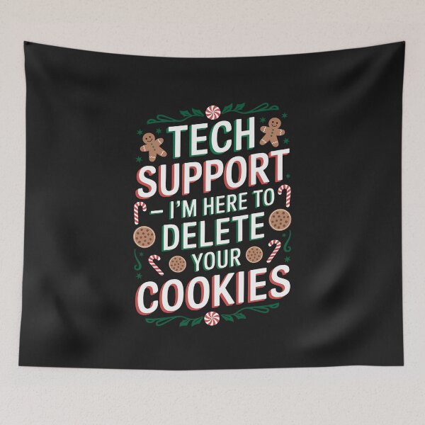 Item preview, Tech Support Christmas Cookies Women Men Funny Christmas designed and sold by AvagondaMind.