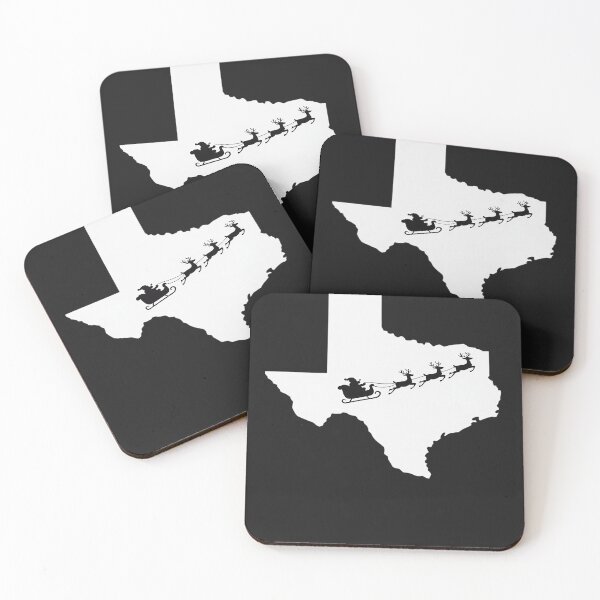 Item preview, Texas Map Santa Christmas designed and sold by AvagondaMind.