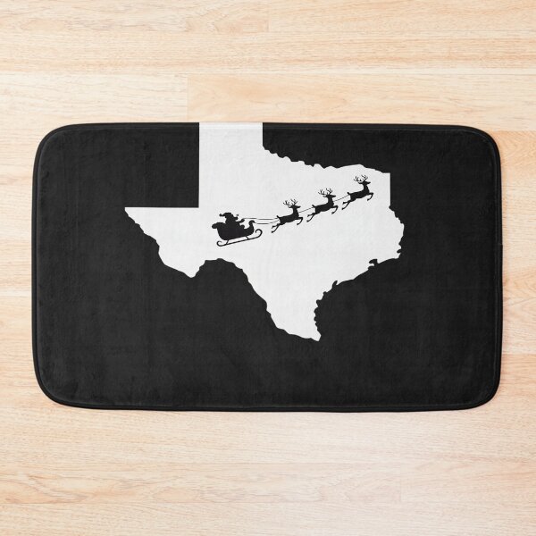 Item preview, Texas Map Santa Christmas designed and sold by AvagondaMind.
