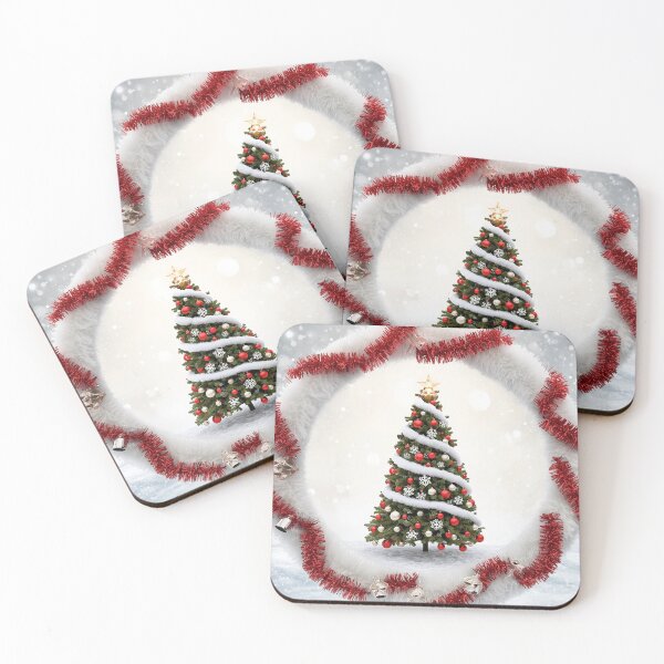 Item preview, Magical Christmas Ring – Sparkling Red & White Holiday Wonderland designed and sold by PixelVibe782.