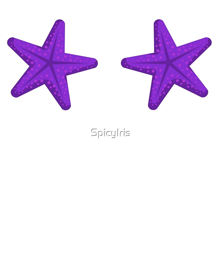 "Mermaid Starfish Bra " by SpicyIris Redbubble