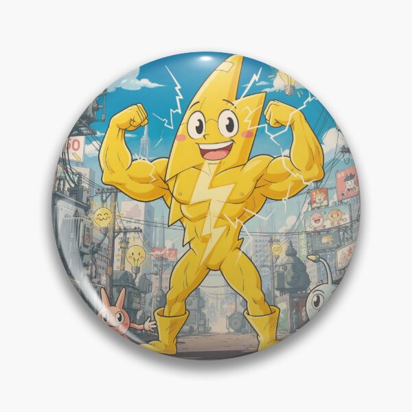 Item preview, I Have the Power — Anime Style Electric Bolt Cartoon for Engineers designed and sold by HappySproutArt.