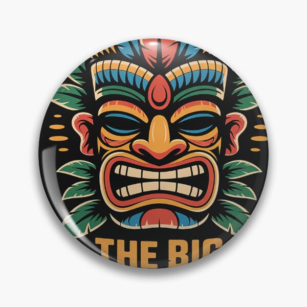 Item preview, The Big Kahuna Funny Hawaiian Tiki T-Shirt Dad Boss Gift designed and sold by AvagondaMind.