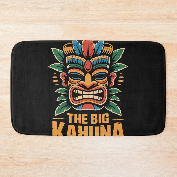 Item preview, The Big Kahuna Funny Hawaiian Tiki T-Shirt Dad Boss Gift designed and sold by AvagondaMind.