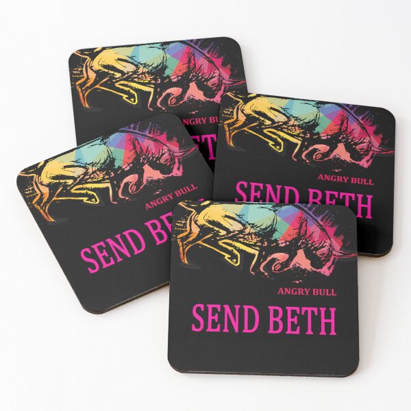 Item preview, Angry-Bull-Send-Beth-Yellowstone-Cowgirl-Cowboy-Design designed and sold by JonasBorrey.
