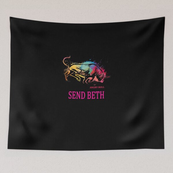 Item preview, Angry-Bull-Send-Beth-Yellowstone-Cowgirl-Cowboy-Design designed and sold by JonasBorrey.