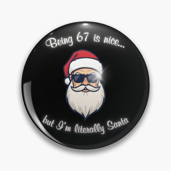 Item preview, Santa With Sunglasses 67 Meme Joke Ironic Christmas Comedy Art designed and sold by Przemagobart.