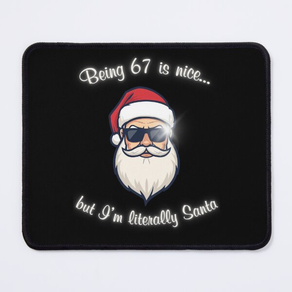 Item preview, Santa With Sunglasses 67 Meme Joke Ironic Christmas Comedy Art designed and sold by Przemagobart.