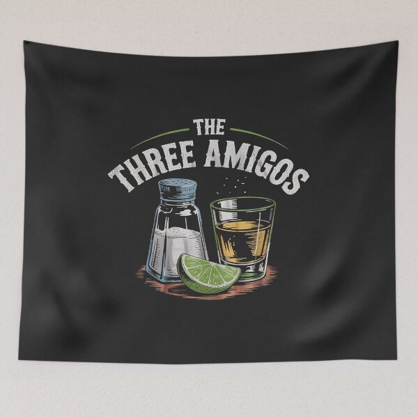 Item preview, The Three Amigos Lime Salt Tequila Funny Cinco De Mayo Gifts designed and sold by AvagondaMind.