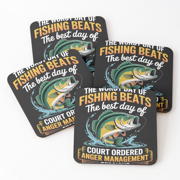 Item preview, the worst day of fishing beats court ordered Outdoor Rod designed and sold by AvagondaMind.