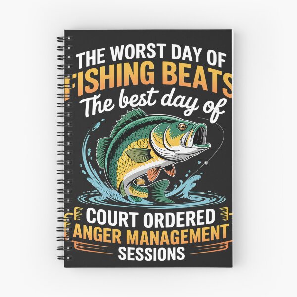 Item preview, the worst day of fishing beats court ordered Outdoor Rod designed and sold by AvagondaMind.
