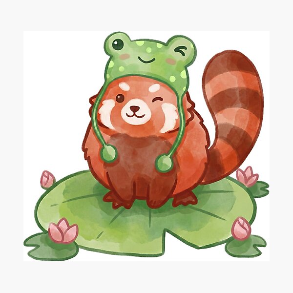 Item preview, red panda froggy designed and sold by taexgiuls.