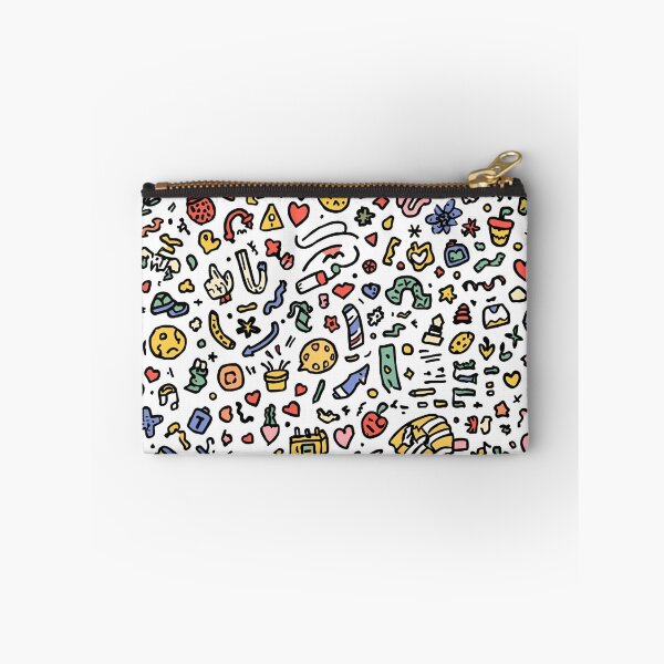 Item preview, Colorful Doodle Pattern With Playful Icons And Abstract Sketch Elements For Creative Backgrounds designed and sold by KanDa-Shop.