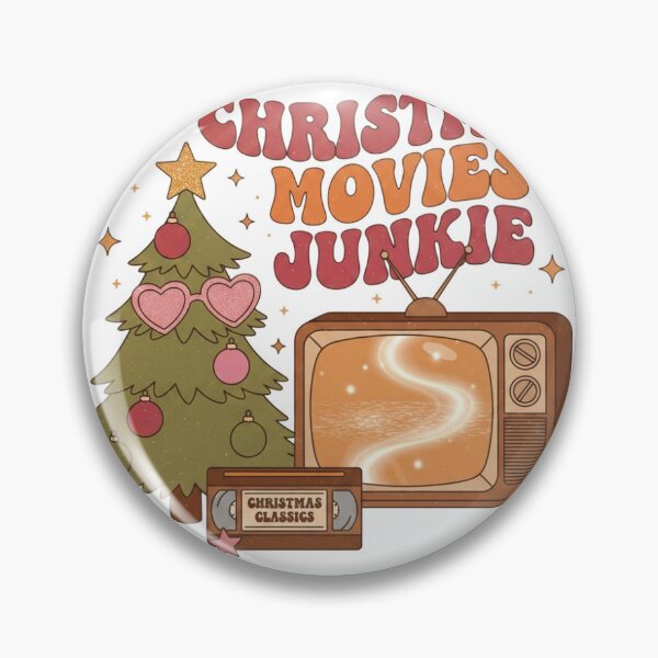 Item preview, Christmas Movies Junkie: Retro Holiday TV Night designed and sold by varshitha2024.