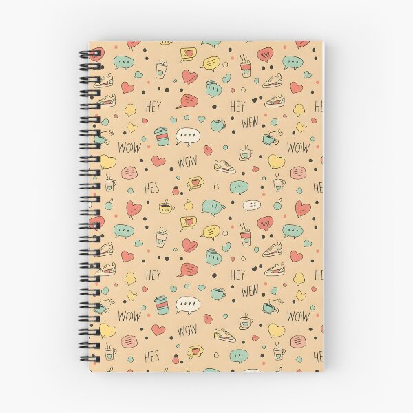 Item preview, Cozy Doodle Chat Pattern designed and sold by Kaleidoscope Print.