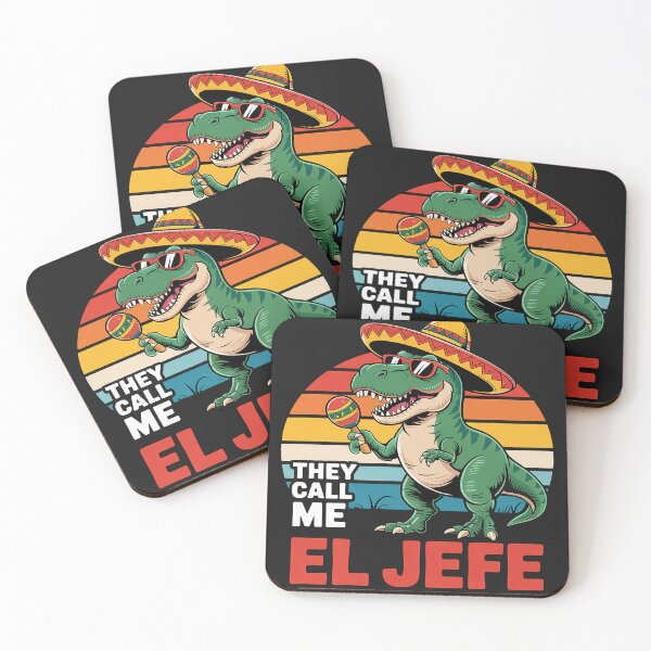 Item preview, They Call Me El Jefe Funny Dinosaur Cinco De Mayo Men Kids designed and sold by AvagondaMind.