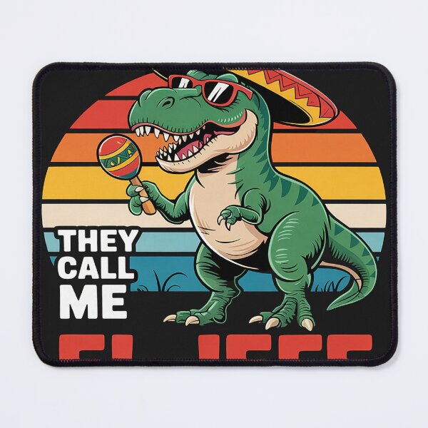 Item preview, They Call Me El Jefe Funny Dinosaur Cinco De Mayo Men Kids designed and sold by AvagondaMind.