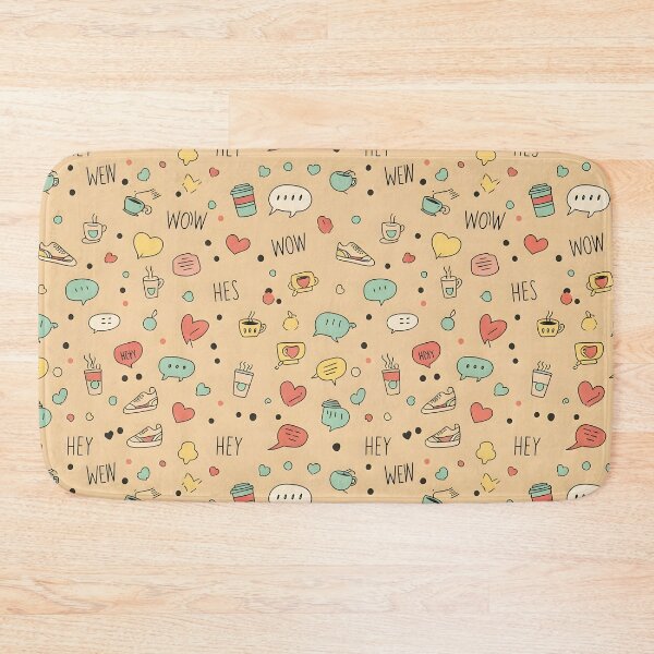 Item preview, Cozy Doodle Chat Pattern designed and sold by Kaleidoscope Print.