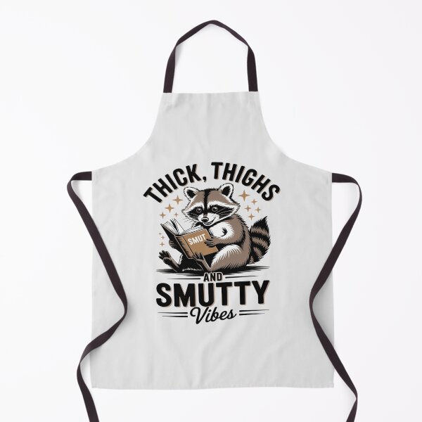 Item preview, Smut Book Reading Smutty Racoon Thick Thighs & Smutty designed and sold by SnackPAC.