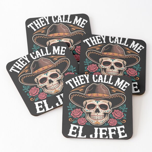 Item preview, They Call Me El Jefe Funny Mexican Skull Cinco De Mayo  3 designed and sold by AvagondaMind.