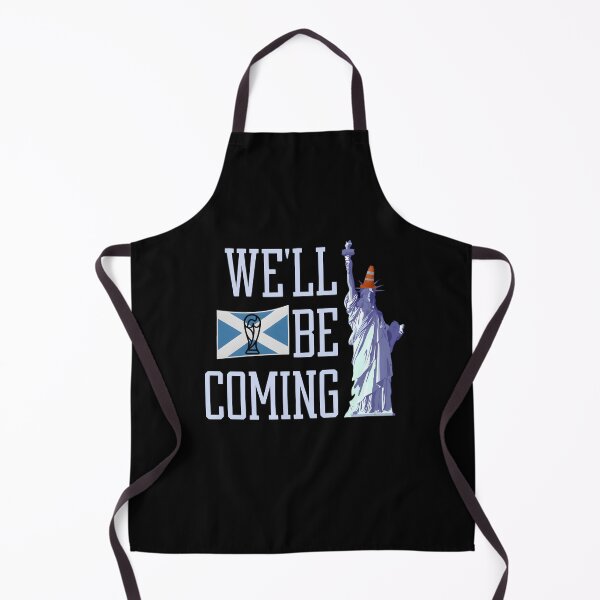 Item preview, Scotland Football, Tartan Army “We’ll Be Coming”, Funny Statue of Liberty designed and sold by lamebee.