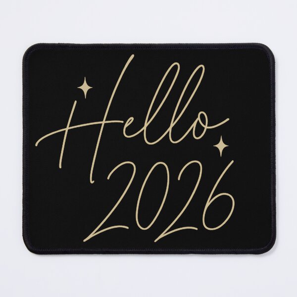 Item preview, Hello 2026 – Elegant Handwritten Script New Year Design designed and sold by FUIRY .