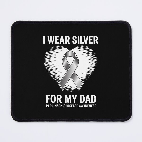 Item preview, I Wear Silver For Dad Parkinson's Disease Awareness designed and sold by Formatage.