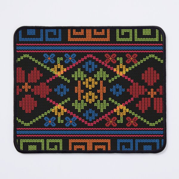 Item preview, Hmong Meander Seamless Pattern Tribal Cross Stitch Geometric Fusion designed and sold by SGStudio_Thailand.