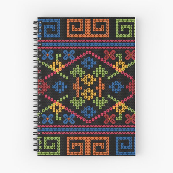 Item preview, Hmong Meander Seamless Pattern Tribal Cross Stitch Geometric Fusion designed and sold by SGStudio_Thailand.