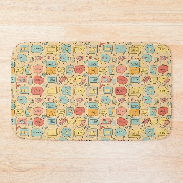 Item preview, Playful Chat Doodles designed and sold by Kaleidoscope Print.