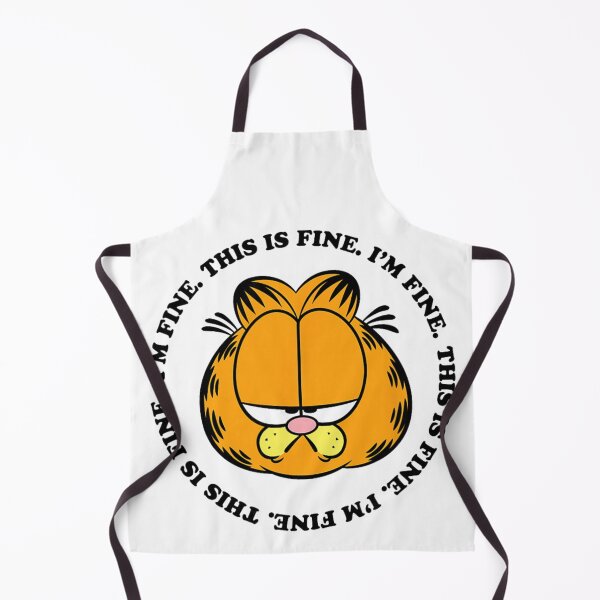 Item preview, Garfield Im Fine This Is Fine Funny Sarcastic Meme Quote designed and sold by nandafittjex.
