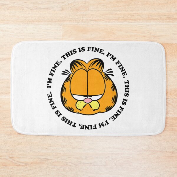 Item preview, Garfield Im Fine This Is Fine Funny Sarcastic Meme Quote designed and sold by nandafittjex.
