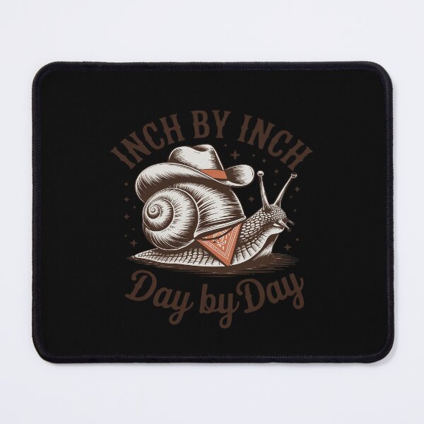 Item preview, Snail Funny Snug Cowboys Snail Inch By Inch Day By Day designed and sold by LittleDame.
