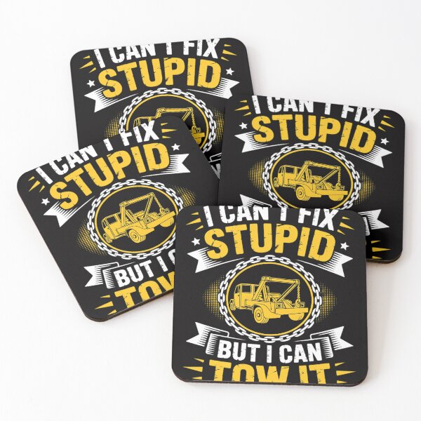 Item preview, Tow Truck Driver Wrecker I Can't Fix Stupid But I Can Tow It designed and sold by CareTopping.