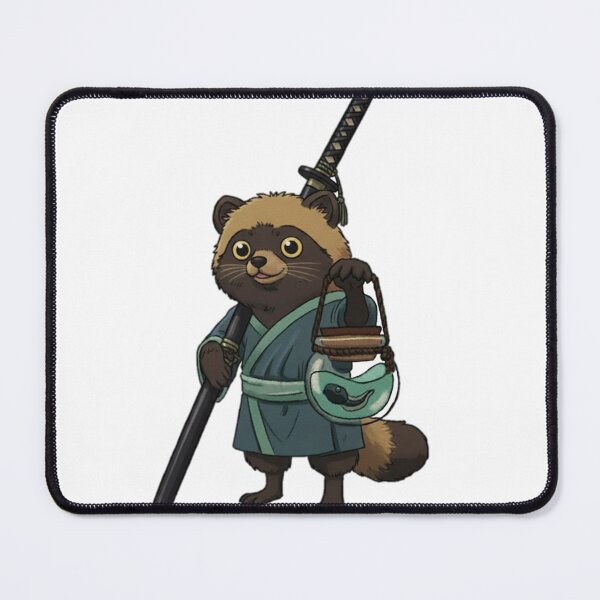 Item preview, Tanuki with Katana and Fish Lantern designed and sold by Cnaphat.