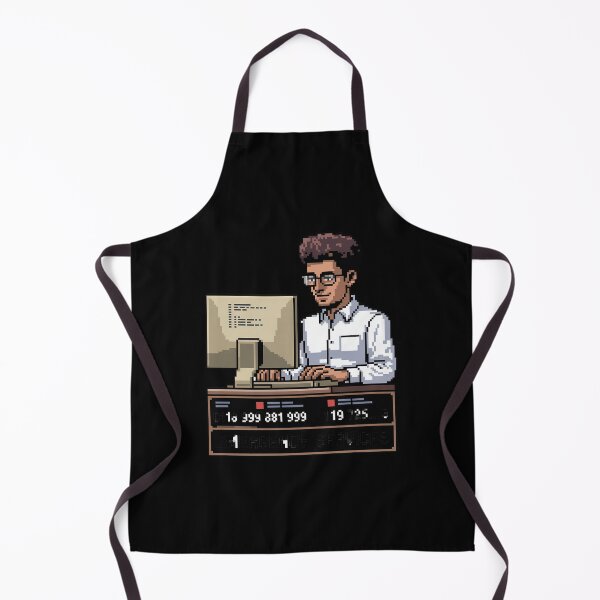 Item preview, Funny Retro Pixel Art Emergency Number designed and sold by VasilisLamArt.