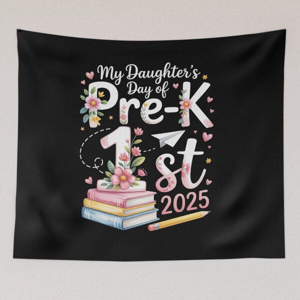 Item preview, Funny My Daughter's 1st Day of Pre-k 2025 Back to School  designed and sold by TiredPack.