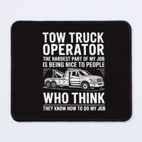 Item preview, Tow Truck Driver & Tow Operator Wrecker designed and sold by CareTopping.