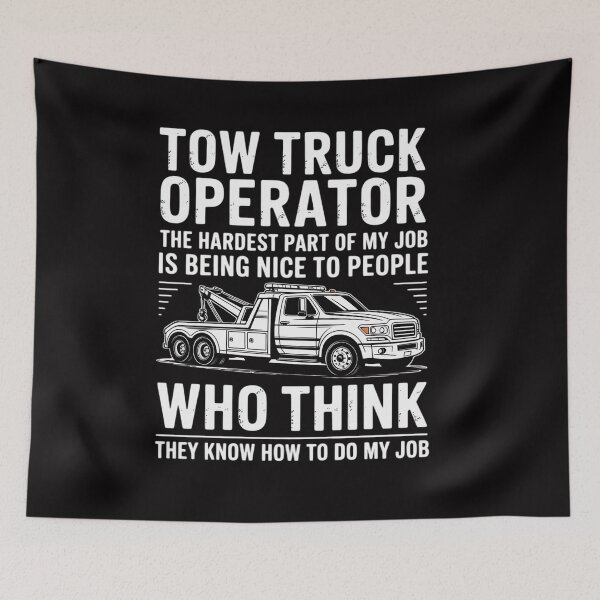 Item preview, Tow Truck Driver & Tow Operator Wrecker designed and sold by CareTopping.