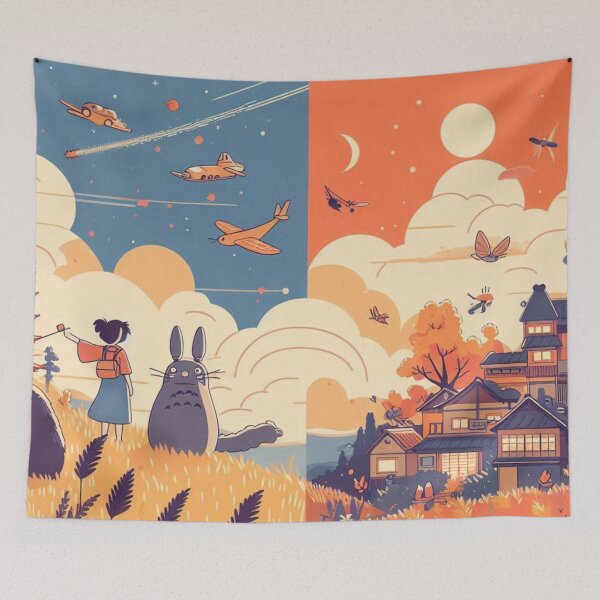 Item preview, Paisaje único de Studio Ghibli designed and sold by AnimeRay.