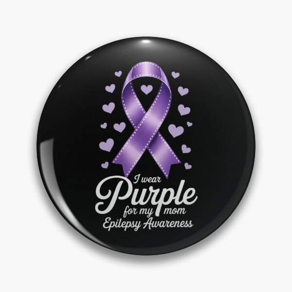 Item preview, I wear Purple for my Mom Epilepsy Awareness designed and sold by Formatage.