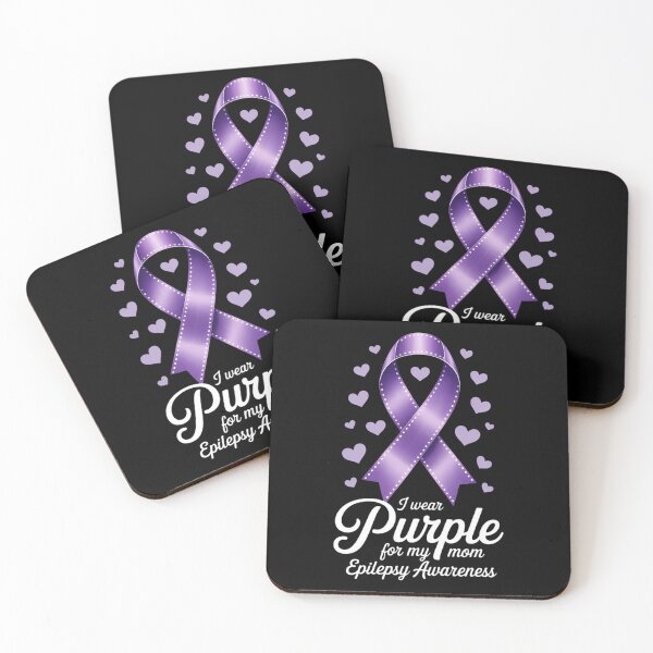 Item preview, I wear Purple for my Mom Epilepsy Awareness designed and sold by Formatage.