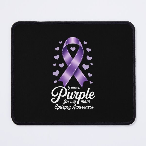 Item preview, I wear Purple for my Mom Epilepsy Awareness designed and sold by Formatage.