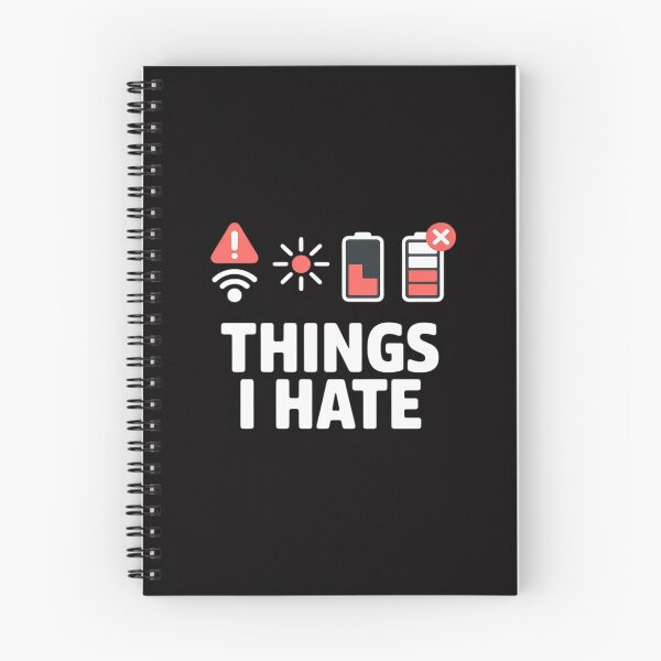 Artikelvorschau, Dinge, die ich hasse – Geschenkidee für Programmierer, Gamer und Computernerds entworfen und verkauft von CareTopping.