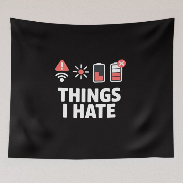 Item preview, Things I Hate Programmer Gamer Computer Nerd Gift Idea designed and sold by CareTopping.
