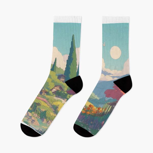 Item preview, Studio Ghibli Landscape designed and sold by AnimeRay.