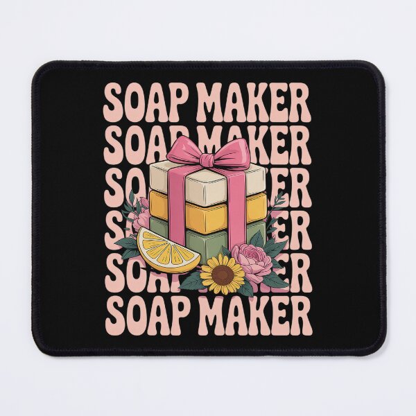 Item preview, Soap Maker Soap Making Soap Dealer Girl Coquette Bow Pink designed and sold by LittleDame.