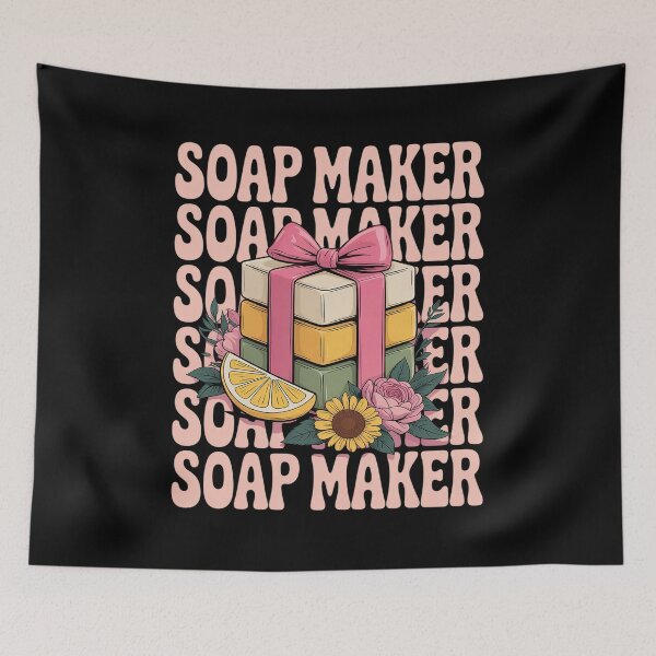 Item preview, Soap Maker Soap Making Soap Dealer Girl Coquette Bow Pink designed and sold by LittleDame.